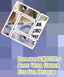 Aloe vera gel for under eye dark circles