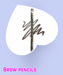Brow pencil with brush