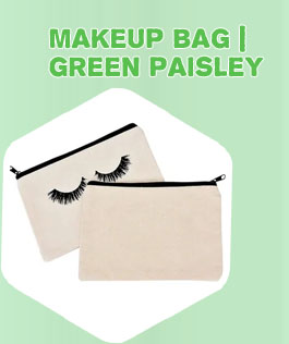 Cotton makeup pouch