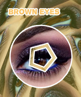 Eggplant mascara brown eyes