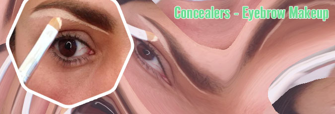 Eyebrow concealer