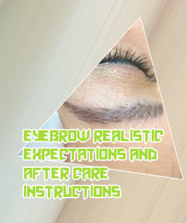 Healed brows