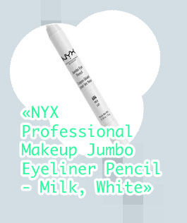 Jumbo white eyeliner nyx
