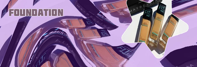 Matte and poreless foundation