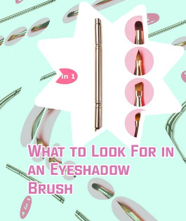 Retractable eyeshadow brush