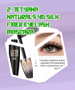 Tetyana naturals 4d silk fiber lash mascara