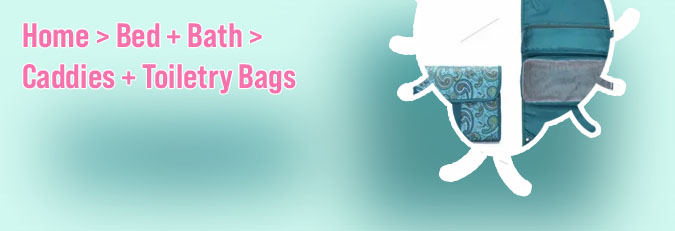Toiletry roll up bag